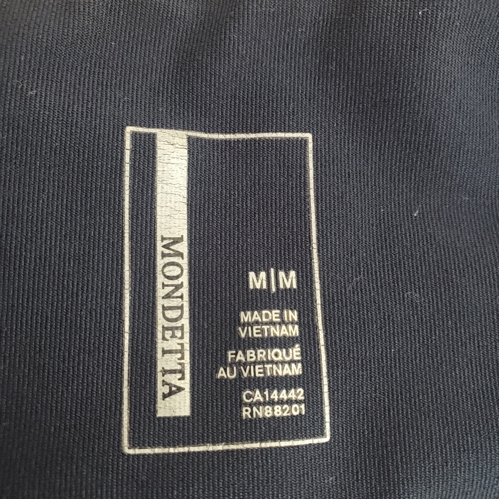 ◇ Mondetta Navy Blue Capri Workout Leggings Size Medium - Picture 4 of 9